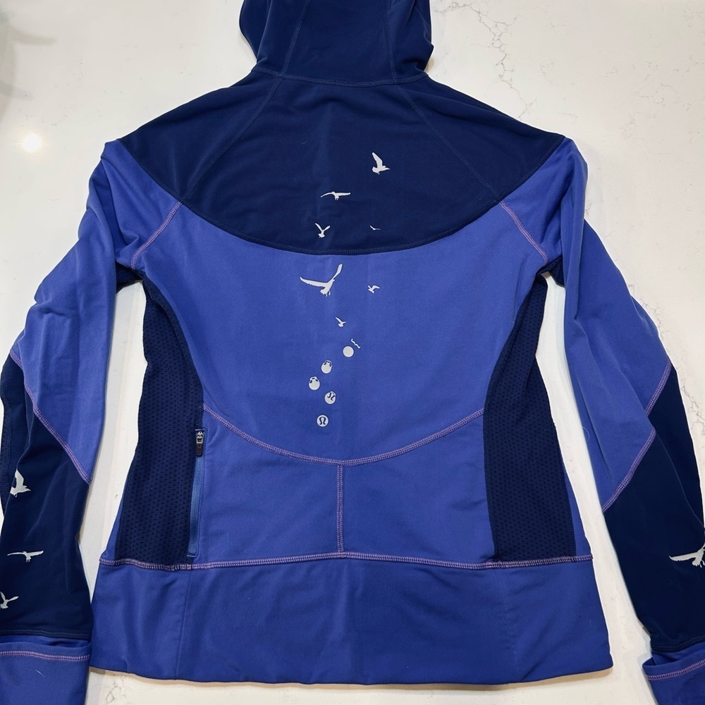 lululemon athletica women’s rare spirt run birds in flight pullover half zip